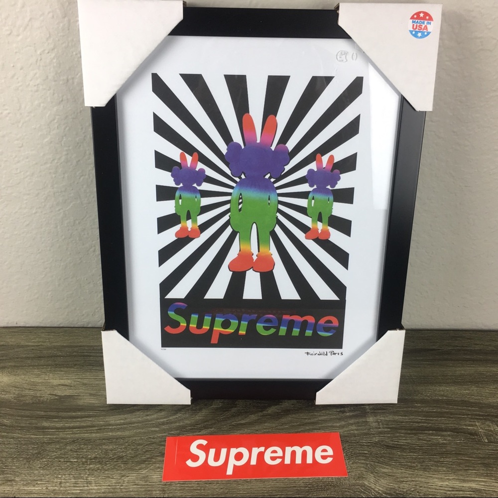 SUPREME "Psychedelic Kaws" by Fairchild Paris